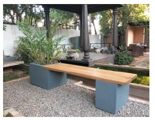 GreenEdge Bench-L 72-W 19-H 18