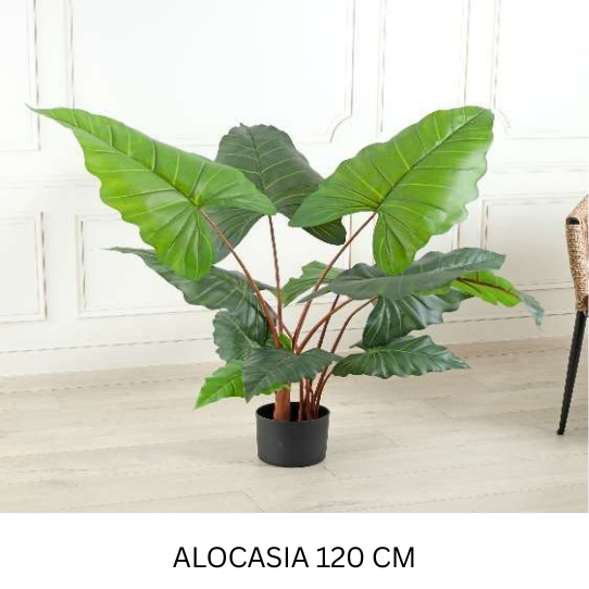 REAL TOUCH ALCOSIA WITH POT 120 CM
