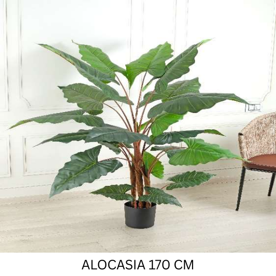 REAL TOUCH ALOCASIA WITH POT 170 CM