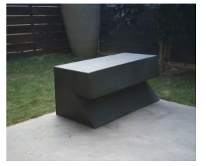 GeoSpan Seating-L 36-W 18-H 18