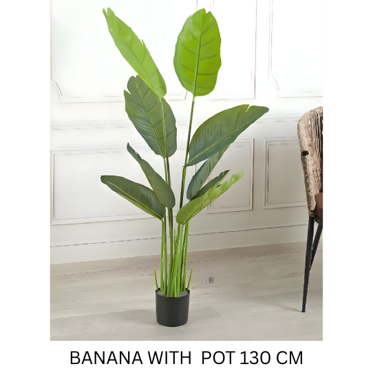 BANANA WITH POT 130 CM