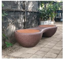 UrbanDuo Seating-L 60-W 24-H 16
