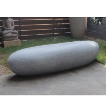 Extended Pebble Bench-L 87-W 24-H 18