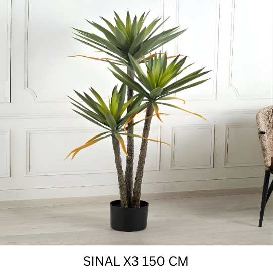 SINAL X 3 WITH POT 150 CM