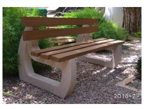 Modern Curve Bench-L 60-W 30-H 30