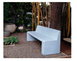 Classic Dual-Tone Bench -L 66-W 24-H 30