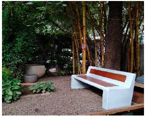 Garden Set Bench-L 66-W 24-H 30