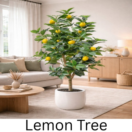 REAL TOUCH LEMON WITH POT 130 CM
