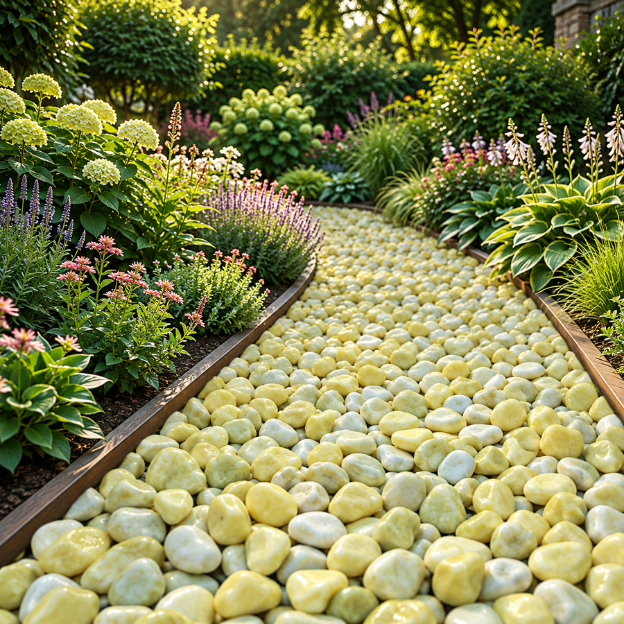 Lemon Yellow pebbles - Pebble