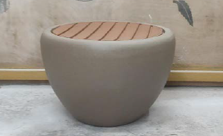Round Pod Seat-Dia 24-H 16