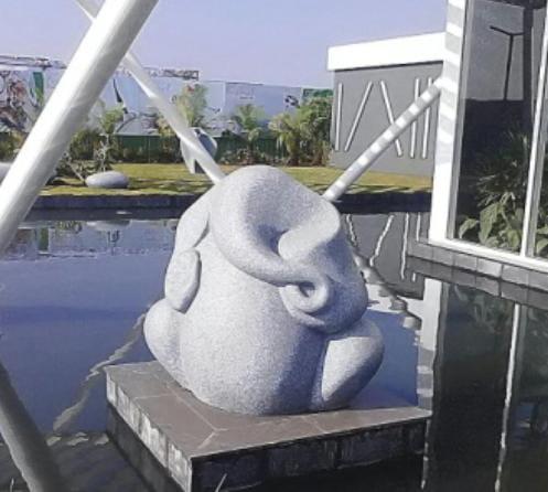 Etherea Leap Sculpture-L 46-W 20-H 48