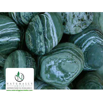 Dark Green pebbles