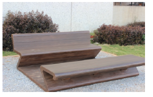 Square Court Seating-L 84-W 84-H 30