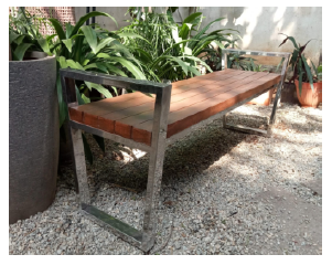 Brown Seat-L 60-W 20-H 22