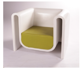 Soft Edge Relax Chair-L 32-W 27-H 28