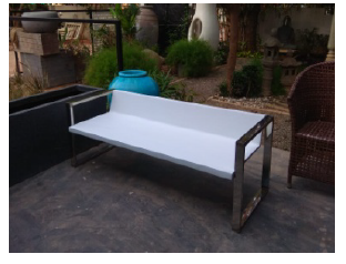Garden Lounge Seat-L 59-W 22-H 21.5