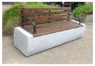 Backrest Urban Comfort Bench-L 72-W 22-H 30