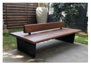 Platform Metal Bench-L 72-W 40-H 28
