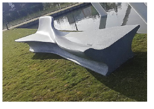GrandAxis Community Table Bench-L 132-W 40-H 40