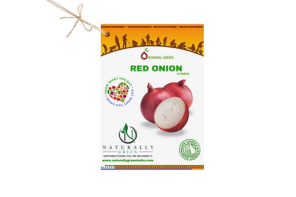 Ng Red Onion Hybrid 100 Seeds - Seeds