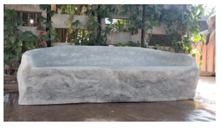 Stone Style Bench-L 95-W 32-H 32